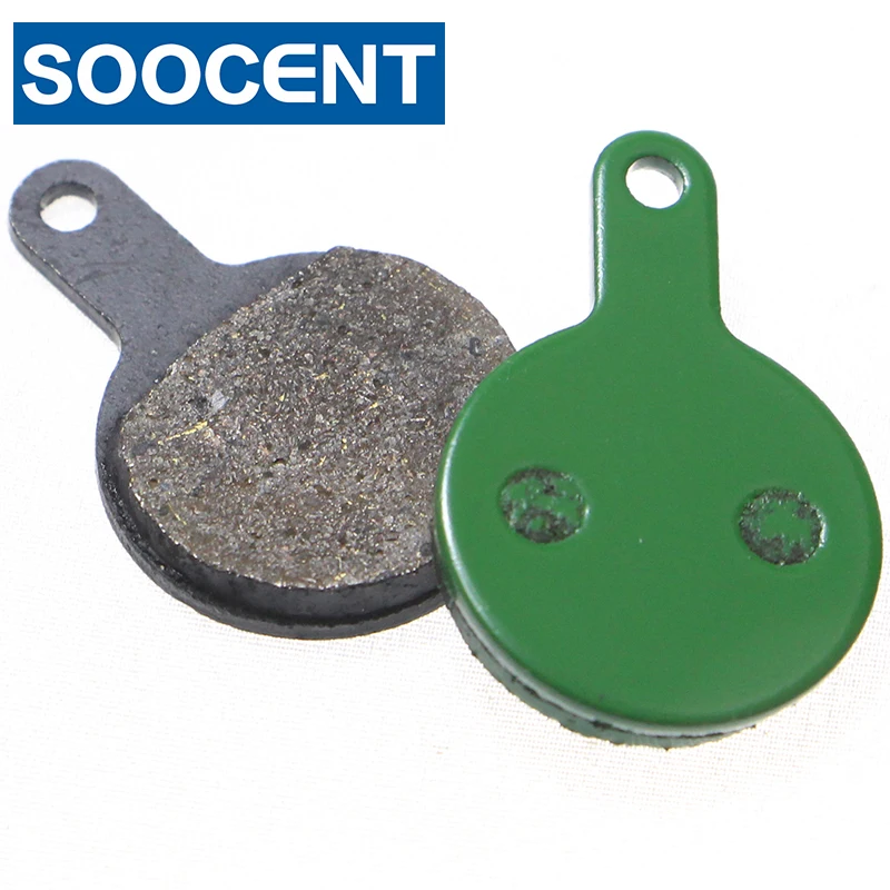 

5 Pairs(10 PCS) Green Semi-Metallic Bicycle Bike Cycling Resin Disc Brake Pads for NovelA FREE SHIPPING