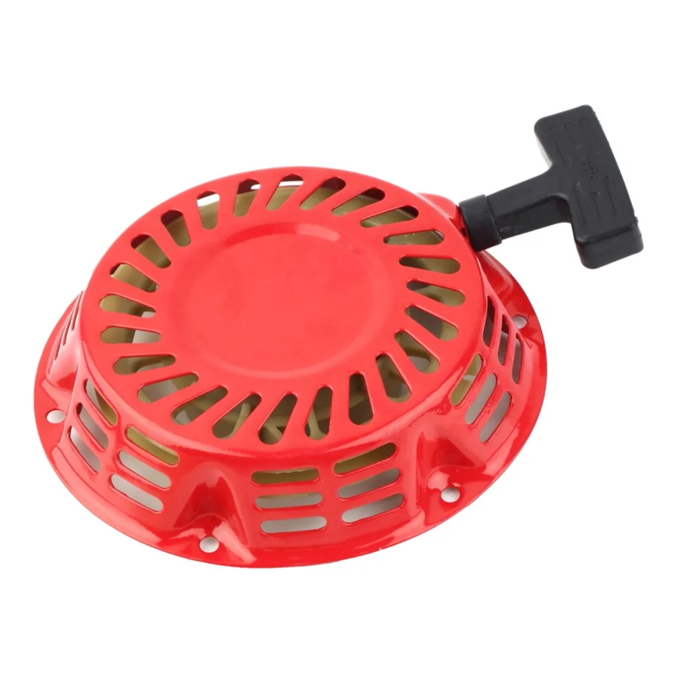 

General 1 set Recoil Starter Cup Assembly Red Pull Start Generator Recoil Pull Starter Start For Honda Gx160 Gx120 Gx200