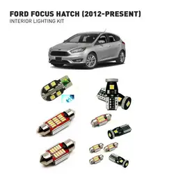 Светодиодные Внутреннее освещение для Ford focus ЛЮК 2012 + 13 шт Led Автомобильные фары комплект освещения автомобильные лампы Canbus