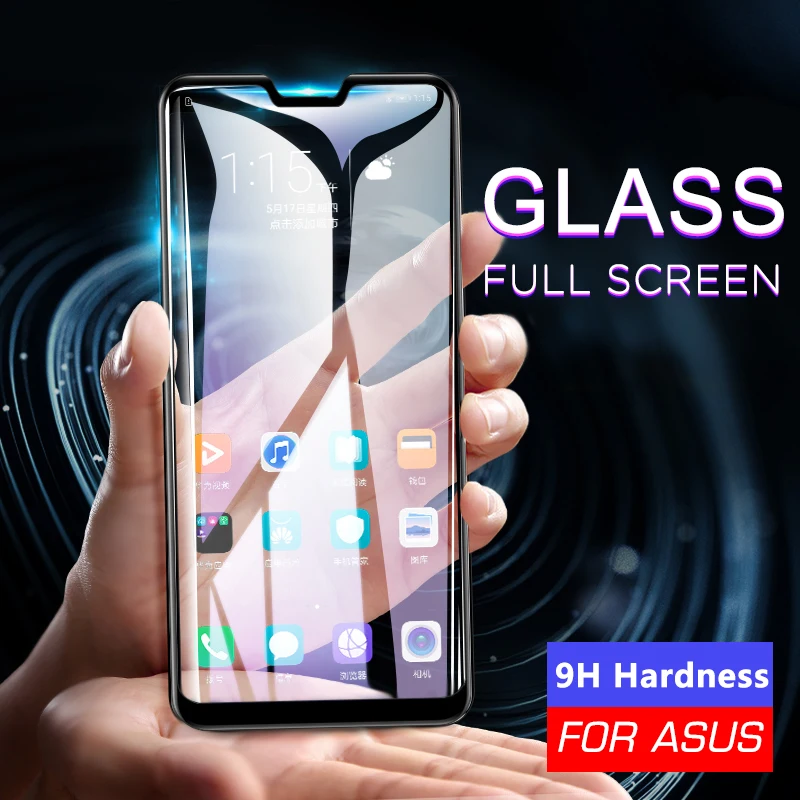 

Full Cover Screen Protector for ASUS Zenfone Max Pro M2 ZB631K M2 ZB633KL Tempered Glass Protective Film For ASUS M2 ZB633KL