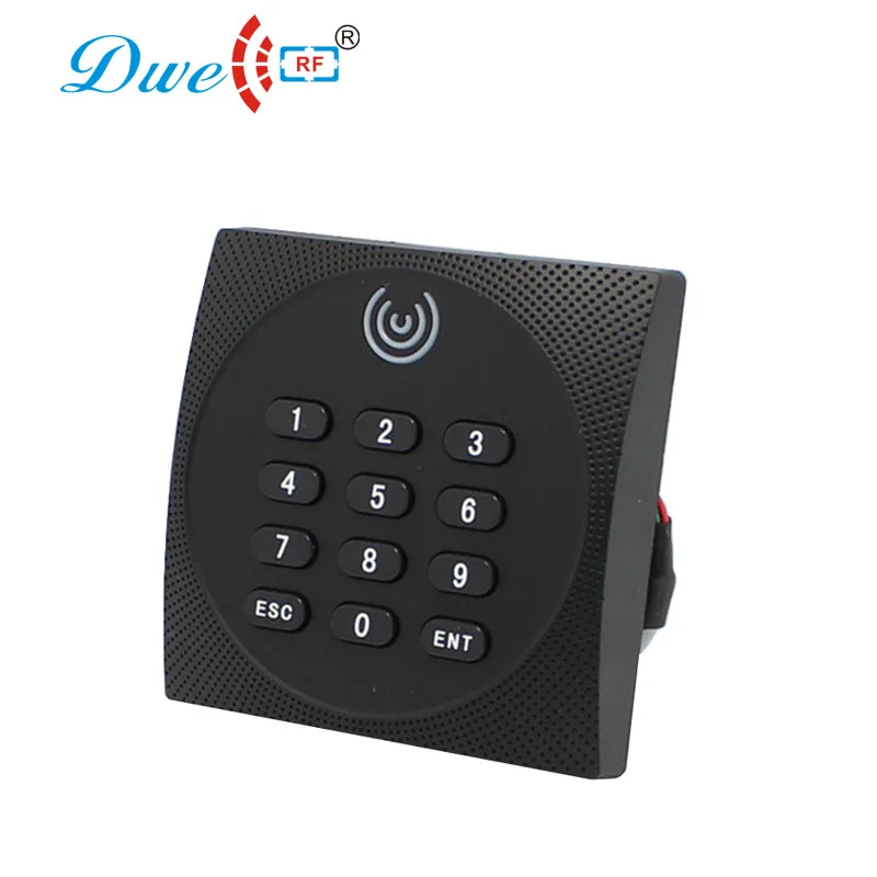 DWE cc rf управления Card Reader S EM4100 125 кГц RFID NFC контроля доступа клавиатуры Card Reader Wiegand сканер 13.56 мГц