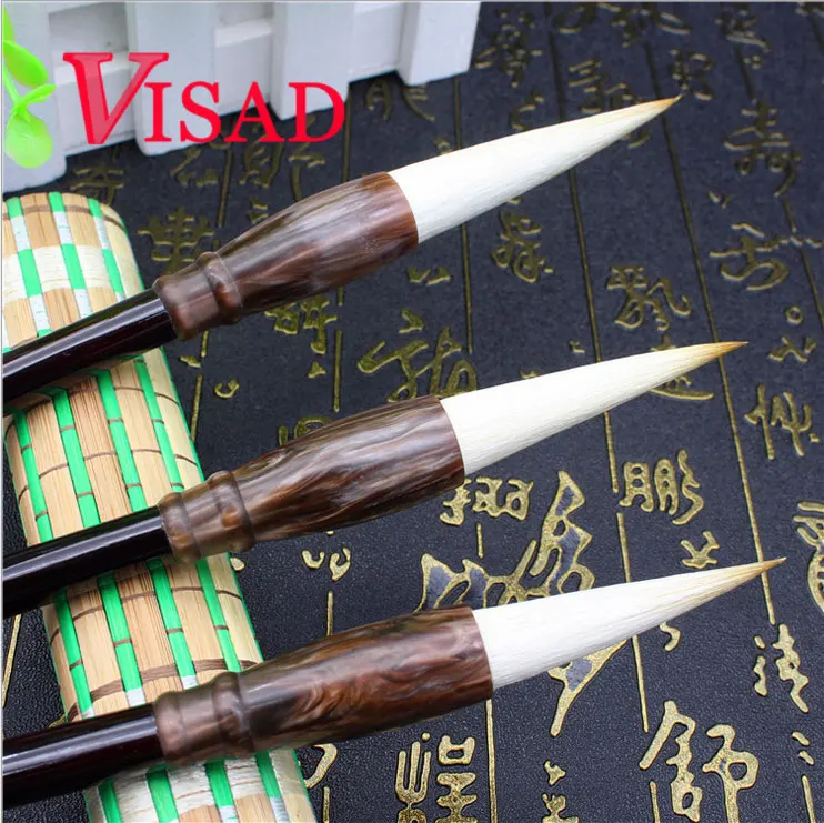 3 Pcs/pack Chinese Calligraphy Pen For Weasel Hair Writing Painting