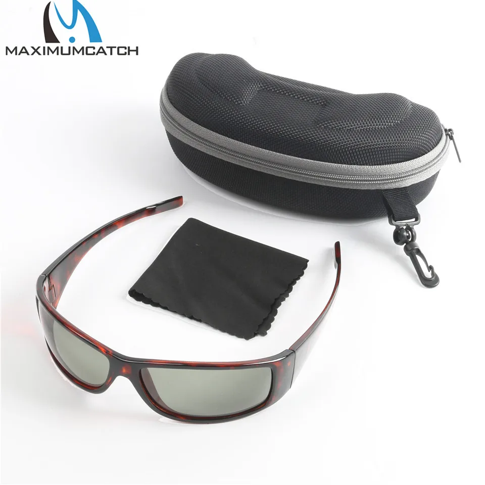 Maximumcatch черепаховая оправа поляризационные солнцезащитные очки для рыбалки серый/желтый/коричневый солнцезащитные очки для рыбалки - Цвет: Gray