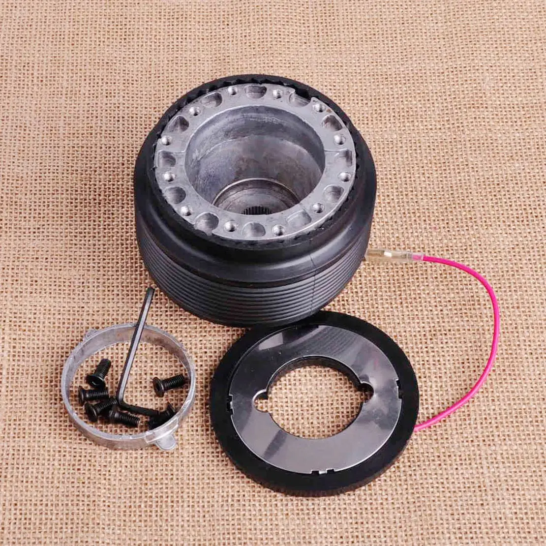 

CITALL Steering Wheel Hub Adapter Boss Kit for Nissan 240SX 300ZX Maxima 1990 1991 1992 1993 1994 1995 1996 Pulsar 1987 - 1990