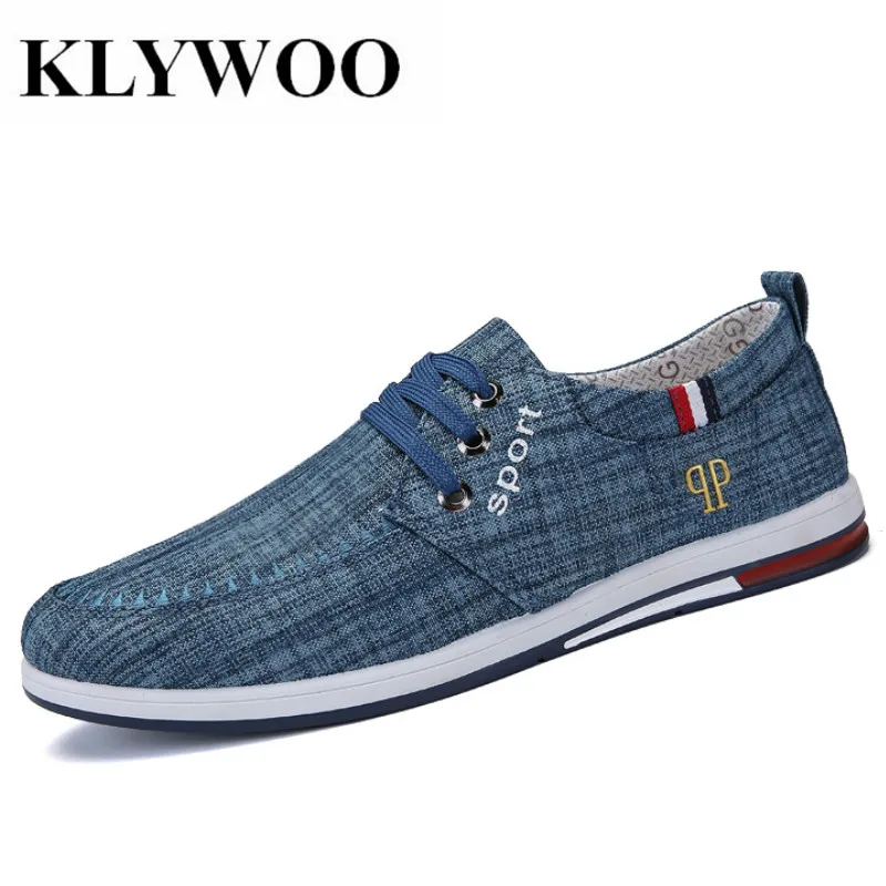 Klywoo Brand Canvas Shoes Men Casual Shoes Fashion Light Canvas Mens ...