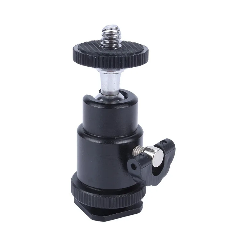 Flash Bracket of 1/4 Hot Shoe Adapter Cradle Ball Head