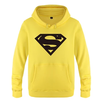 

Superman Anime Cartoon Sweatshirts Men 2018 Mens Hooded Fleece Pullover Hoodies