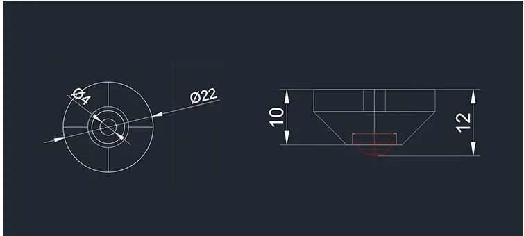 Mechanical keyboard metal  Anodized CNC Aluminum Cone Feet alu support  pad 104 best office keyboard