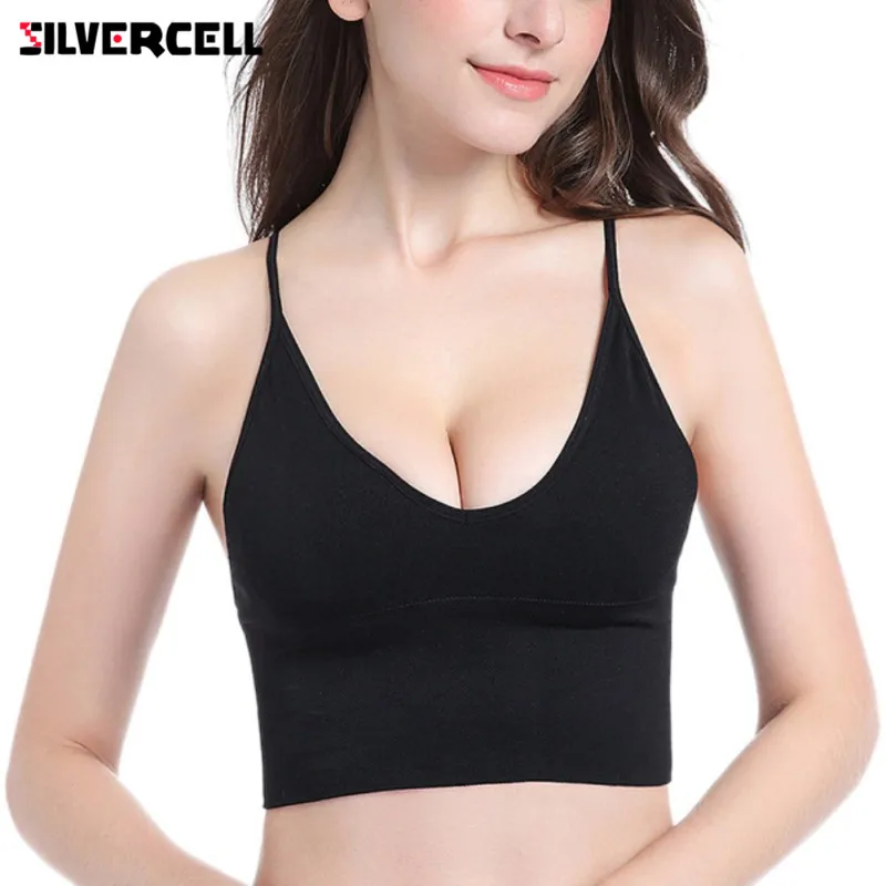 2018 Ladies Full Cup Wire Free Bra Lingerie Women Seamless High Elastic