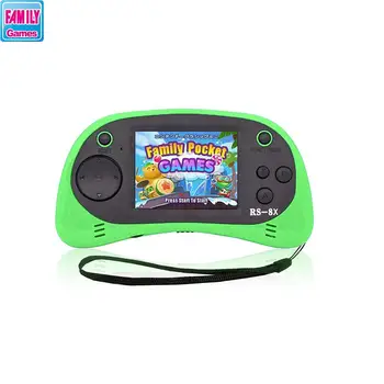 

RS-8X 1Bit IRetro Game Console Mini Handheld Arcade Built-in 42 Classic Games with 2.5" Screen Portable Arcade Gaming System