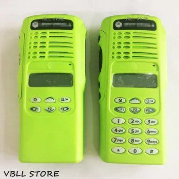 

Green Front Housing Case Cover Kit with Speaker Mic LCD For Motorola HT1250 Walkie Talkie Portable Radio
