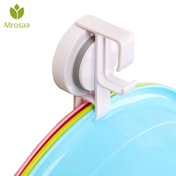 

68*24*134mm ABS Traceless Suction Cups Bath Rack Tray Wash Basin Hook Face Frame Tray Clamp Kitchen Hanger Holder