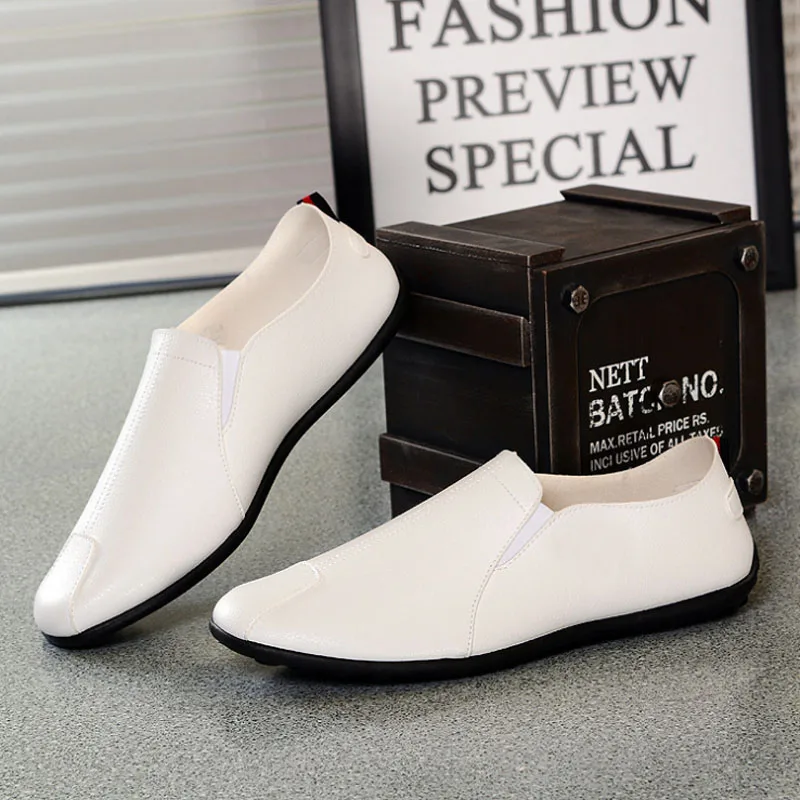 

Men dress shoes Leather shoes plus-size luxury dress sneaker men high quality office casual loafers Entering noble occasions