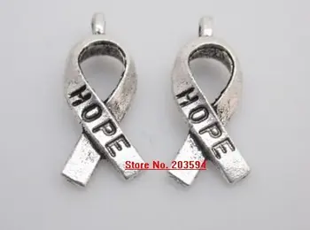 

Wholesale 1000Pcs tibet silver hope charms 19x8mm