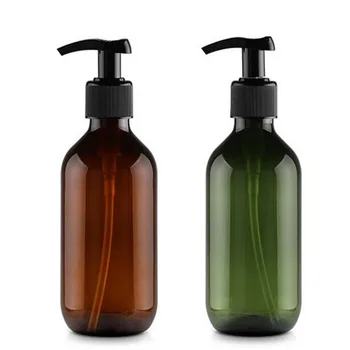 

1pc 300ml Plastic Refillable Bottles with Lotion for Organize Soap Shampoo BPA Bottle