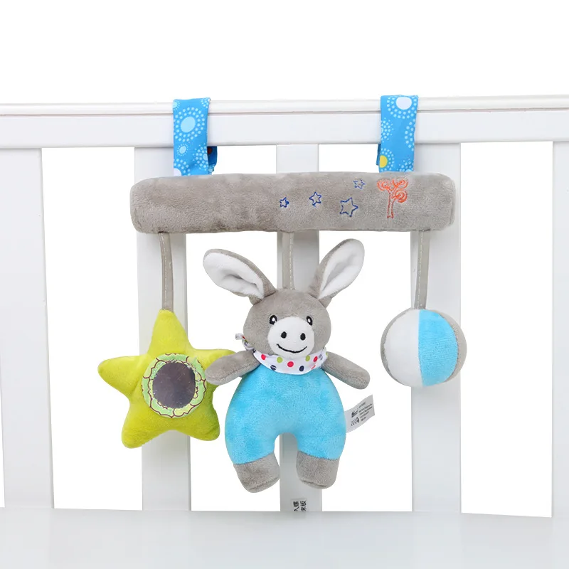 Милый детский манеж погремушка игрушка плюшевая многоцелевая кровать круг вокруг Колыбель подвесная прикроватные колокольчики детское животное на коляску игрушки