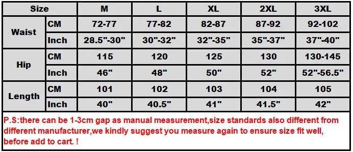 pants size