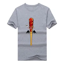 2017 funny The Walking Dead Negan Lucille T-shirt NEW S-3XL T shirt 1215-9