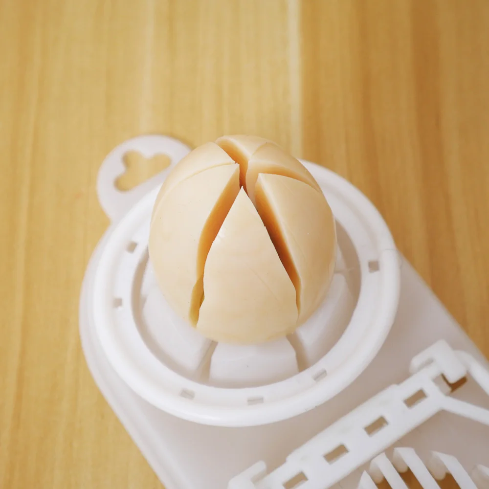 Резка вареного яйца резак секция резки кухонный измельчитель практичный 2в1 цветочный узор край резак Яйцерезка раздел 20*8*4 см