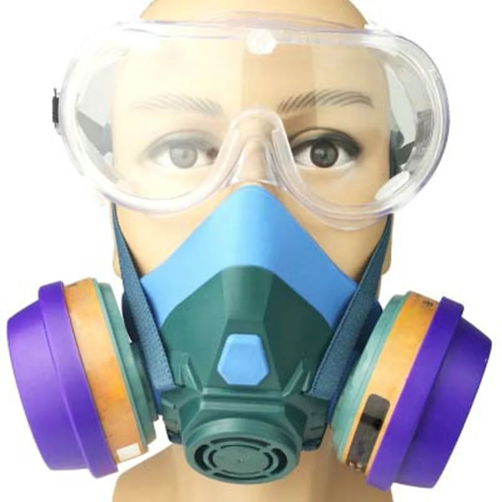 

Pro Protective Gas Mask Spray Special Anti Dust Industrial Mask Formaldehyde Chemical Pesticide Paint Smoke Activated Carbon Set