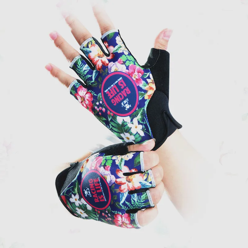 Q366 Cycling font b Gloves b font Mountain Road Bicycle Shockproof Breathable Sleeveless Pink Women s