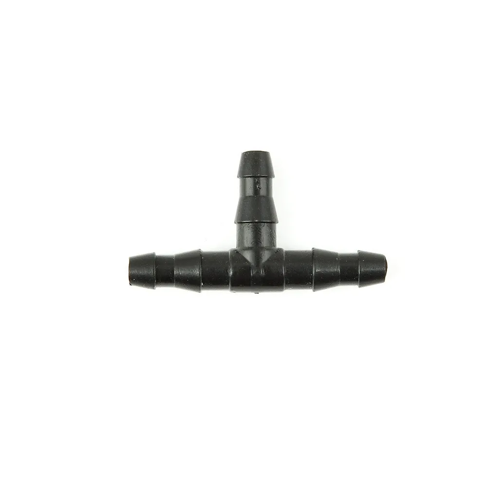 100Pcs/Pack Irrigation Ploy Tee Pipe Barb 4/7 Hose Connector Fitting Joiner Drip Garden | Дом и сад