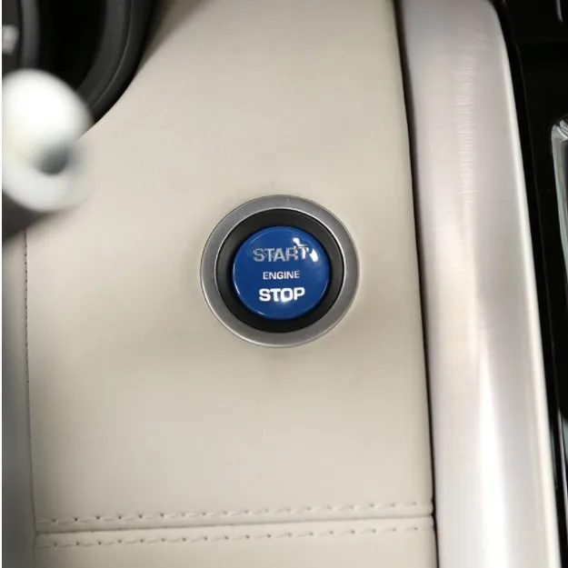 

ABS Car Engine Start Stop Switch Button Replace Cover For Land Rover Discovery 5 2017 2018 Car Accessories