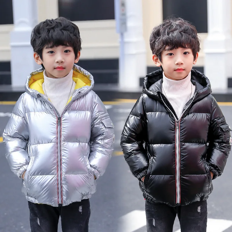 

fashion 2018 winter hooded jackets for big boys white duck down coats kids outerwear tops clothing children down jacket clothes