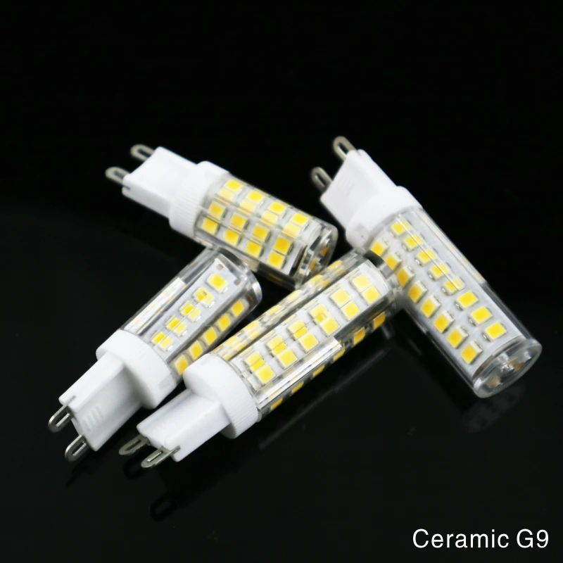 G9 светодиодный Лампа 220V 14 Большие размеры 32-48, 64 96 104 светодиодный s COB SMD мини светодиодный G9 лампы светильник Керамика 360 градусов угол луча Светодиодный точечный светильник лампы