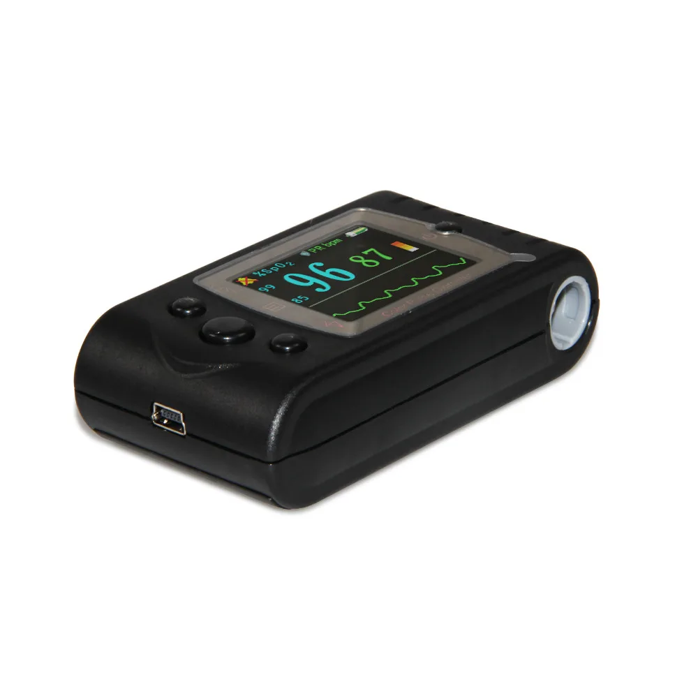 CMS60C Finger Blood Oxygen SPO2 Monitor TFT LCD+SW OLED Pulse Oximeter chargeable battery,adult spo2 sensor CONTEC