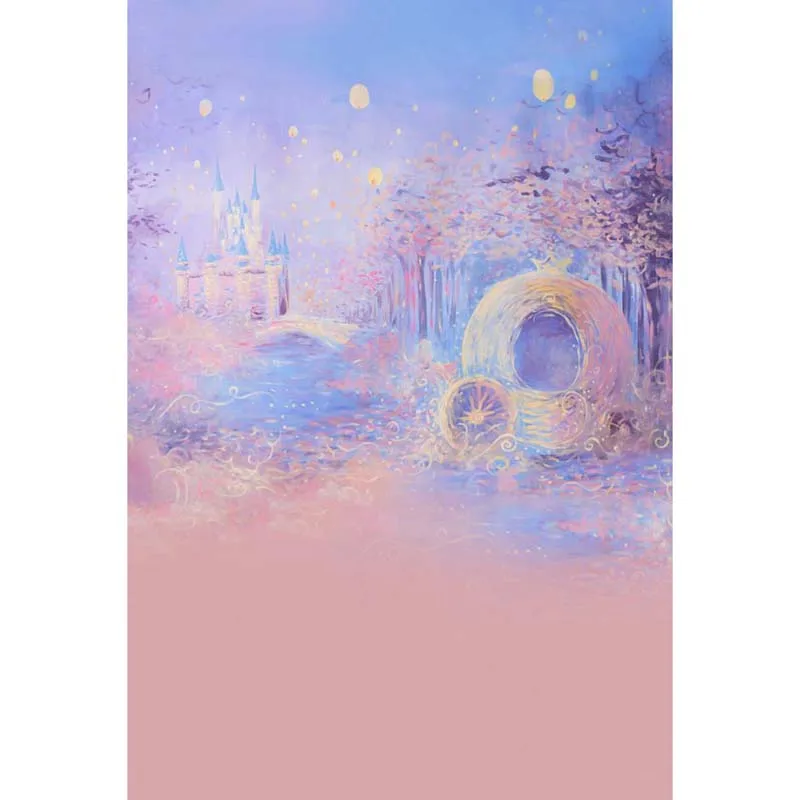 Индивидуальные 12ft wonderland Фиолетовый дворец фото фон для вечеринки фотография