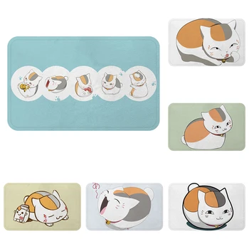 

Natsume Yuujinchou Cat Cartoon Anime Cool Mat Bath Carpet Decorative Anti-Slip Mats Room Car Floor Bar Rugs Door Home Decor Gift