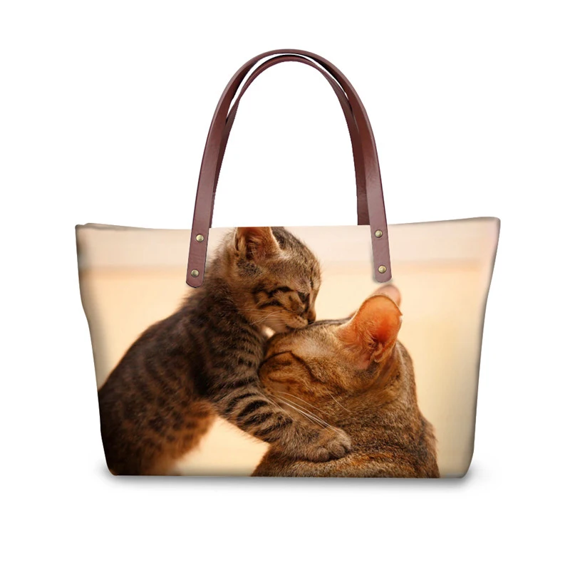 نساء حقائب سعة كبيرة لطيف القط مطبوعة الأعلى مقبض حقائب ل ماركة فاخرة سيدة الكتف رسول حقيبة الإناث نساء حقائب سعة كبيرة لطيف القط مطبوعة الأعلى مقبض حقائب ل ماركة فاخرة سيدة الكتف رسول حقيبة الإناث