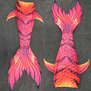 

Customized Women Adult Mermaid Tail for Swimming Costume Girls Bathing Swimsuit, Kids and Adults zeemeerminstaart met monofin