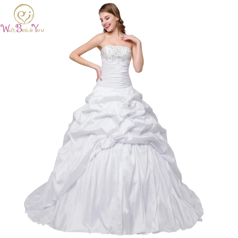 100 Real Image 2017 Cheap Wedding Dresses Embroidery Beaded Sequin