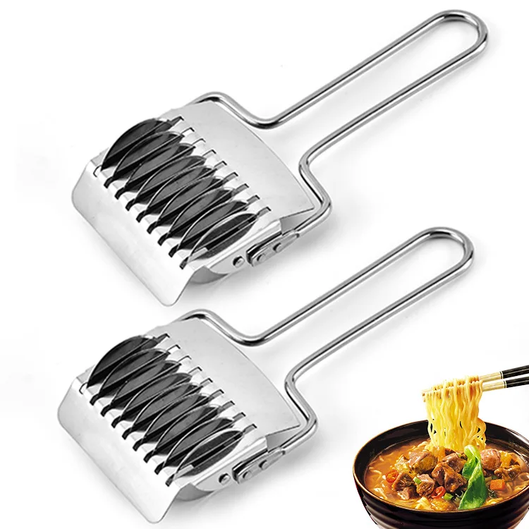 Household Stainless Steel Noodles Cut Multi-Function qie mian qi Household Hand Noodles Production the Kitchen Tool