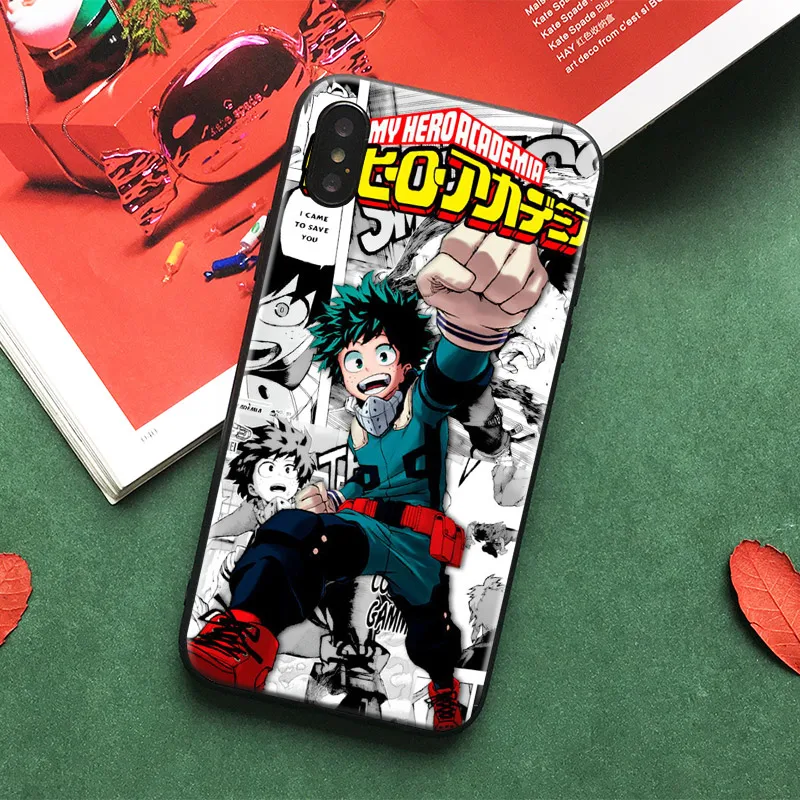 

Izuku Boku no my Hero Academia Soft Silicone Phone Case Cover Shell For Apple iPhone 5 5s Se 6 6s 7 8 Plus X XR XS MAX
