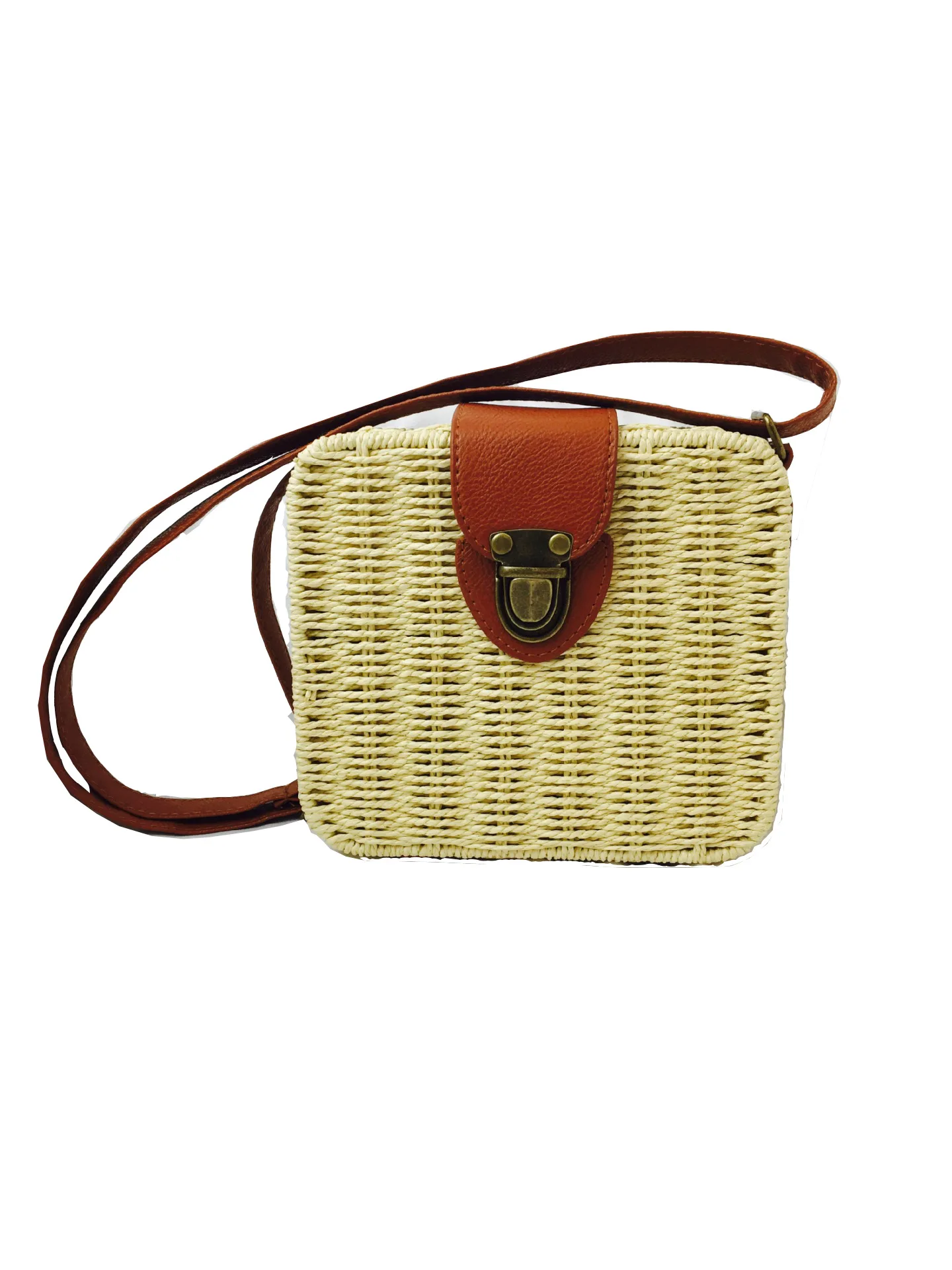 

Bags for Women2019 Messenger bag Square Straw Bag Candy Packages One-Shoulder Crossbody Bag Handbags Beach Bag Square bag