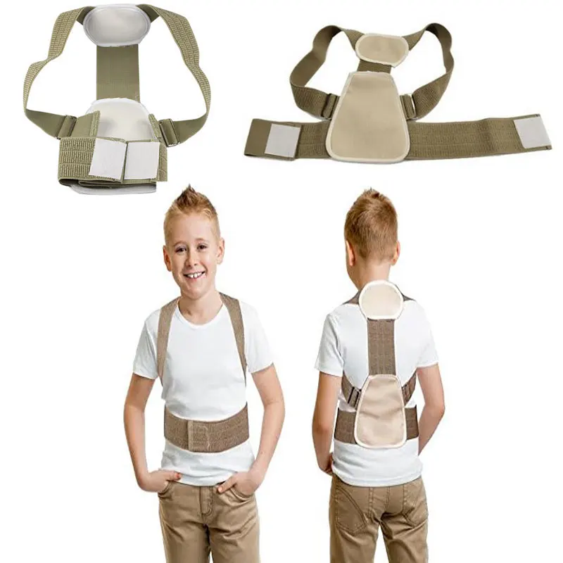 Children Teenage Posture Corrector Slouch Correction Orthosis Back Support Back Posture Correction Flexible Back Belt for Child Children Teenage Posture Corrector Slouch Correction Orthosis Back Support Back Posture Correction Flexible Back Belt for Child