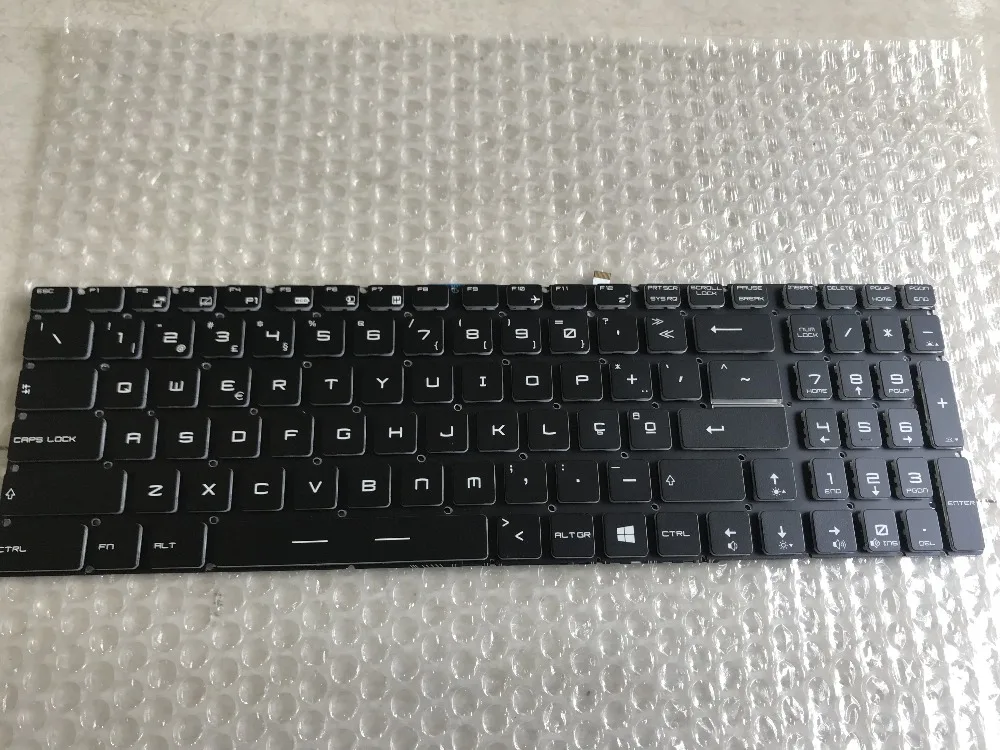 

New keyboard for MSI GE63VR GE73 GE73VR GP72MVR GP72VR GP62M GS63 PORTUGUESE/ITALIAN/BELGIAN/SWISS LAYOUT