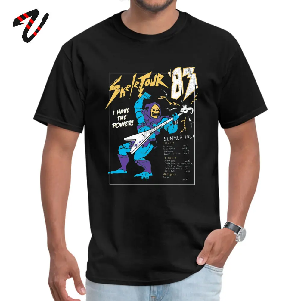 Skeletor Marseille Fabric Men Maverick Sleeve Top Camicie Europe Father Day Top T-Shirt Stampa T-Shirt Family Girocollo