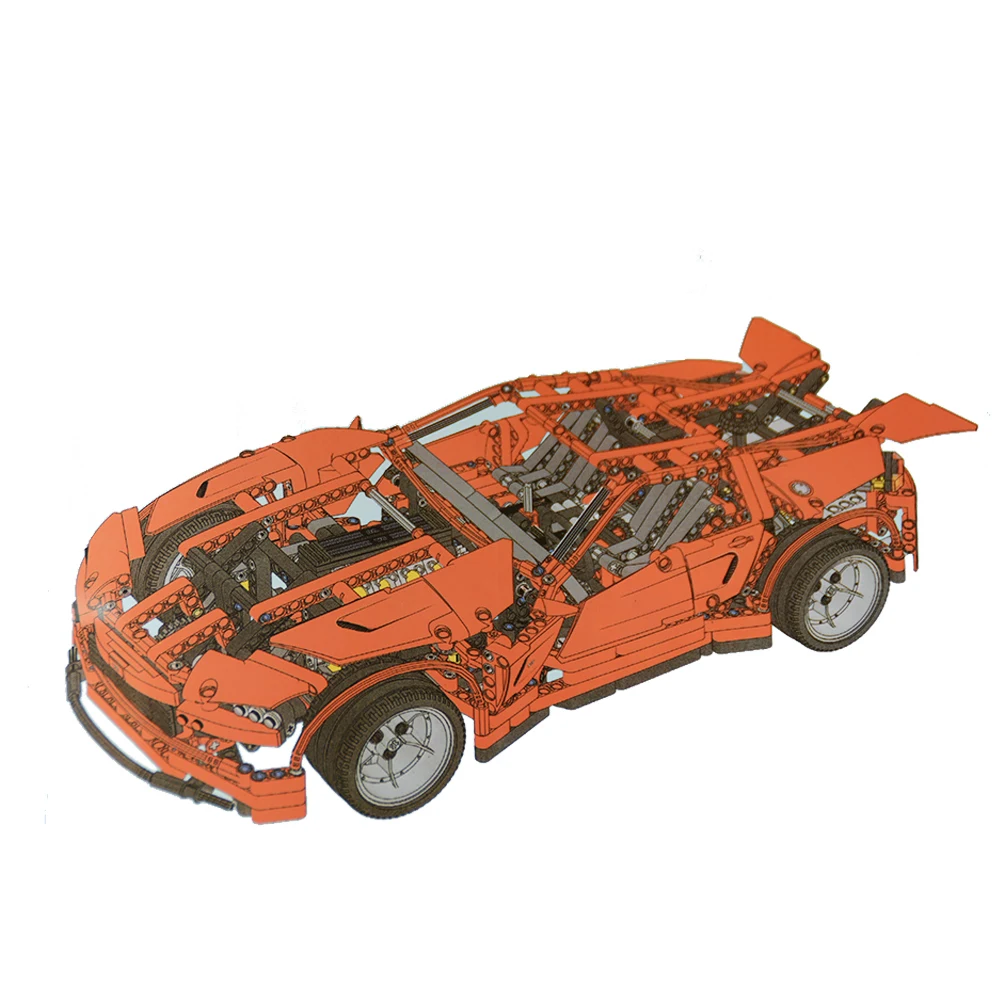 

technic series 1281pcs Super car Model Building blocks Bricks Compatible legoinglys 8070 DIY Bricks Toy Christmas Gift