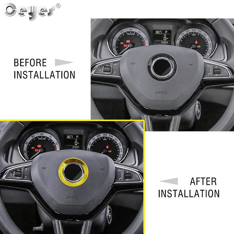 Car steering wheel decoration circle ring sticker for BMW (27)