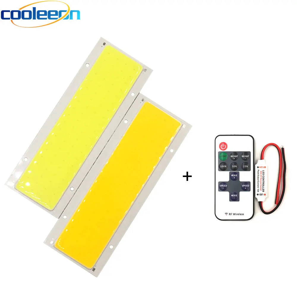 140x50mm 12V 20W LED COB Light with Dimmer Warm Natural Cold White