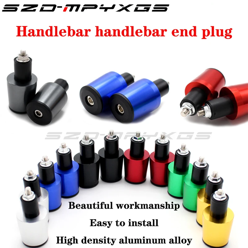 

For suzuki kawasaki Yamaha Honda MTB 7/8'' 22mm Handlebar Grips Motorcycle Dirt Bike Moto Handle Bar End Cap Weight Plugs Slider