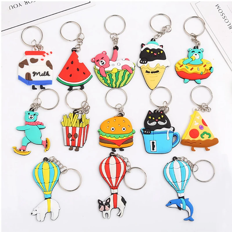 

Creative PVC Travel Accessories Portable Multifunction Unisex Key Security Security Parts Suitcase Pendant Decoration Buckle
