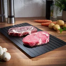 Fast Defrosting Tray Thaw Frozen Food Meat Fruit Quick Defrosting Plate Board Defrost Kitchen Gadget Tool Fast Defrosting Tray Thaw Frozen Food Meat Fruit Quick Defrosting Plate Board Defrost Kitchen Gadget Tool