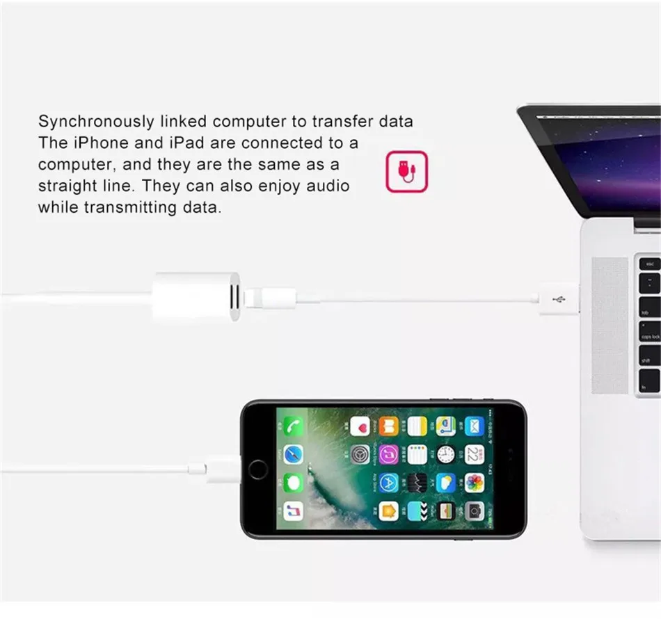 ACCEZZ для Apple зарядка аудио адаптер для iPhone X 7 8 plus XS XR IOS 11 сплиттер зарядки наушников 2 в 1 Aux кабель конвертер