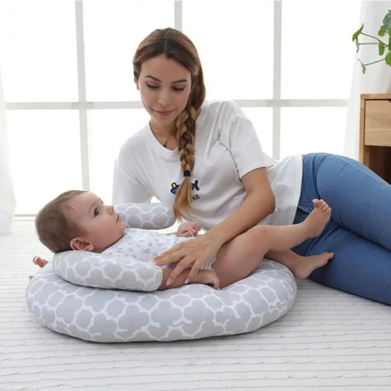 Хлопковая детская подушка для новорожденного младенца, антиопрокидывающая позиционная площадка