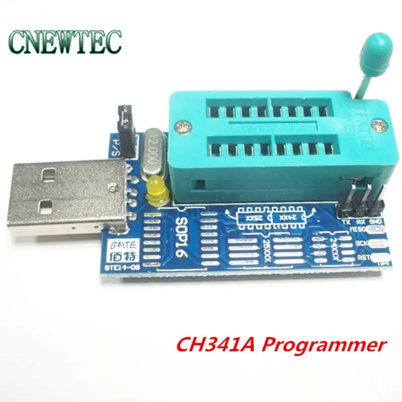 

Bios Board MX25L6405 W25Q64 USB Programmer LCD Burner CH341A Progammer for 24 25 Series
